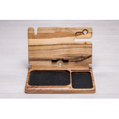 Деревянная подставка для смартфона/часов/очков ecoWalnut 300x231x210 мм Запорожье
