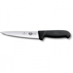 Кухонный нож мясника Victorinox Fibrox Sticking 14 см Черный (5.5603.14) Виноградів