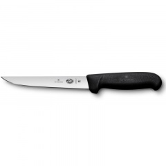 Кухонный нож обвалочный Victorinox Fibrox Boning 12 см Черный (5.6003.12) Киев