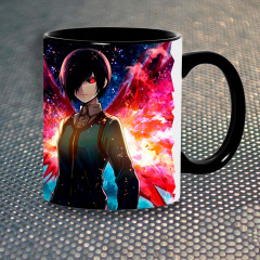 Чашка Fan Girl Токийский Гуль Tokyo Ghoul (5640) 330 мл Черный Черкассы