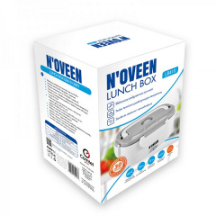 Ланч-бокс с подогревом от 230В и 12В с термосумкой Noveen LB410 Gray Одесса