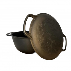 Котелок чугунный с крышкой-сковородой Maysternya 6 л (2079039496) Новояворовск