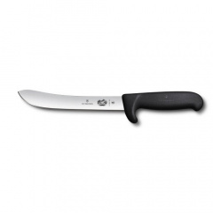Кухонный нож Victorinox Fibrox Butcher лезвие 18 см Черный (5.7603.18L) Петрово