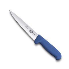 Кухонный нож мясника Victorinox Fibrox Sticking 14 см Синий (5.5602.14) Харьков