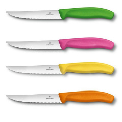 Набор кухонных ножей Victorinox Swiss Classic Cutlery Block Steak Pizza 5 предметов Разноцветные (6.7126.4) Запорожье