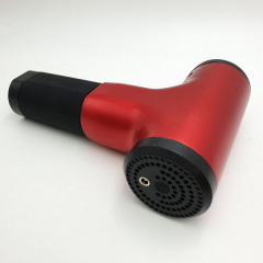Аккумуляторный массажер для тела 4 насадки Fascial Gun KH-320 Красный (VD201605935) Коростень