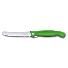Кухонный нож Victorinox Swiss Classic Foldable Paring Knife складной, зеленый, 11 см (6.7836.F4B) Тернопіль