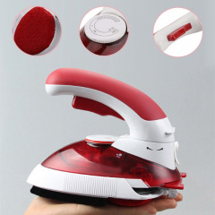 Дорожный мини утюг и отпариватель для одежды 2 в 1 Hot Steamer HT-558B с поворотной ручкой 1000 Вт мини отпариватель Красный Чернігів