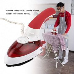 Дорожный мини утюг и отпариватель для одежды 2 в 1 Hot Steamer HT-558B с поворотной ручкой 1000 Вт мини отпариватель Красный Чернігів