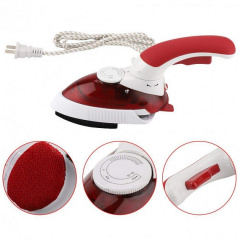 Дорожный мини утюг и отпариватель для одежды 2 в 1 Hot Steamer HT-558B с поворотной ручкой 1000 Вт мини отпариватель Красный Чернігів