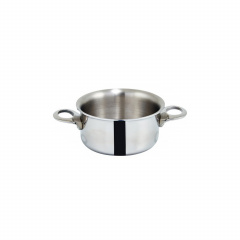 Кастрюля (мини) для подачи, нержавеющая сталь WINCO 450 мл, 9,35 см (крышка 00981) (00979) Вінниця