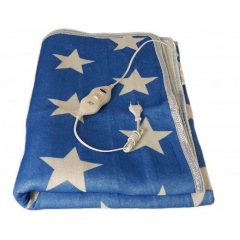 Простынь электрическая Electric Blanket 7418 150х160 см Белые звезды Лубни