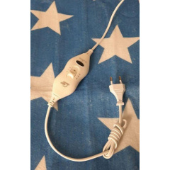 Простынь электрическая Electric Blanket 7418 150х160 см Белые звезды Лубни