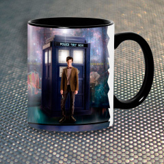 Чашка Fan Girl Доктор Кто Doctor Who New (14497) 330 мл Разноцветный Ромны