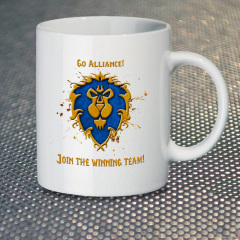 Чашка Fan Girl Альянс Alliance World of Warcraft New (14386) 330 мл Белый Буча