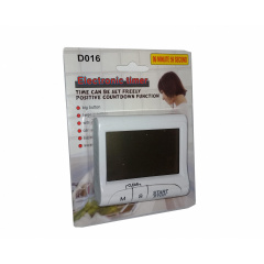 Кухонный таймер с дисплеем Lux Electronic Timer D-016 Белый Львов