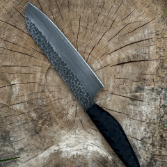 Кухонный нож КАМЕНЬ ШЕФ Gorillas BBQ ручная работа Курінь