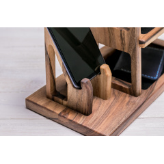Подставка для хранения на рабочем столе ecoWalnut 300x150x218 мм Житомир