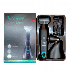 Электробритва мужская аккумуляторная VGR V-601 IPX4 500mAh 5W Black Ладан