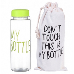 Бутылка для воды My bottle 500 мл + чехол Салатовая Чортків