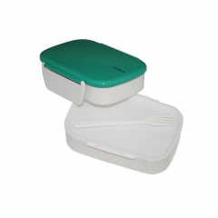 Ланч-бокс 2в1 с разделителем Takenaka Bento Box Double 1,3 л Изумрудный Чортков
