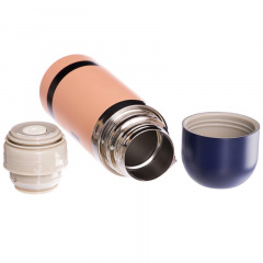 Термос стальной Zelart 350ml 2083 Бежевый Киев