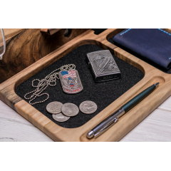 Настольный холдер на рабочий стол для девайсов ecoWalnut 300x223x201 мм Обухів