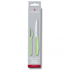 Набор из ножа и овощечистки Victorinox Swiss Classic Paring Set Светло зеленый (6.7116.21L42) Сумы