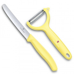 Набор из ножа и овощечистки Victorinox Swiss Classic Paring Set Светло желтый (6.7116.23L82) Днепр