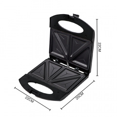 Сендвичница-Бутербродница электрическая RAF R.215S 850W Black Гуляйполе