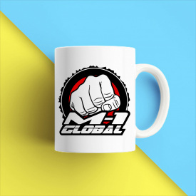 Кружка чашка белая с принтом "М-1 Global" Кавун