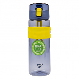 Бутылка для воды YES Fusion 550 мл синяя (708186)