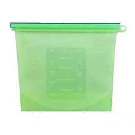 Силиконовый пищевой судок многоразовый универсальный VOLRO 4 л Зеленый (vol-1778)