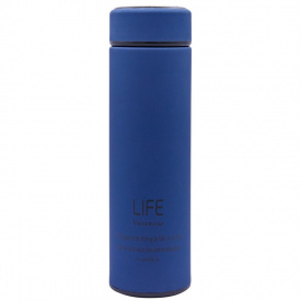 Термос стальной Zelart 450ml LIFE D-013 Темно-синий