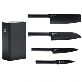 Набор ножей Xiaomi HuoHou Set of Knives with Stand 5 in 1