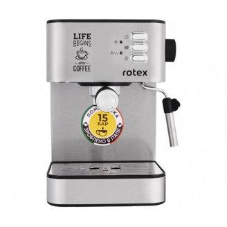 Рожковая кофеварка эспрессо Rotex RCM750-S Life Espresso