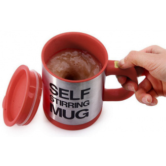 Чашка с вентилятором для размешивания сахара RIAS Self Stirring Mug Корраловый (np2_00028)