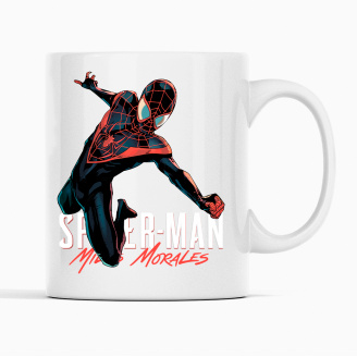 Кружка для игроманов Кавун Marvel's Spider-Man Miles Morales 320 мл Белый (К001780)