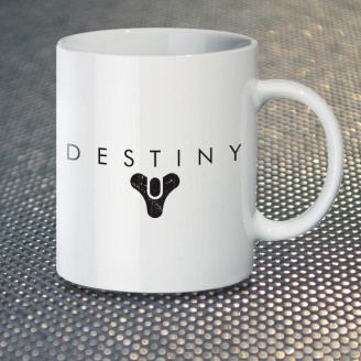 Чашка Fan Girl Лого Дестини Destiny New (14475) 330 мл Разноцветный