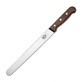 Кухонный нож для нарезки Victorinox Rosewood Slicing Knife 36 см с деревянной ручкой (5.4200.36)