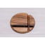 Подставка из дерева на стол для гаджета ecoWalnut 125x125x15 мм Вінниця