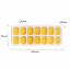 Силиконовая форма cumenss AI-814 Cube 14 Yellow для льда Київ