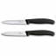 Набор кухонных овощных ножей Victorinox Swiss Classic Paring Set 10 см 2 шт Черные (6.7793.B) Харьков