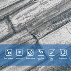 Панель стеновая 3D Sticker Wall SW-00002003 700x700x4 мм Серый (991943999) Полтава