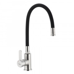 Смеситель для кухни с гибким силиконовым изливом IBERGRIF M22119-2 (IB0063) Чугуев