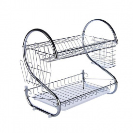 Стойка для сушки посуды Kitchen Storage rack нержавеющая сталь (1756374704)