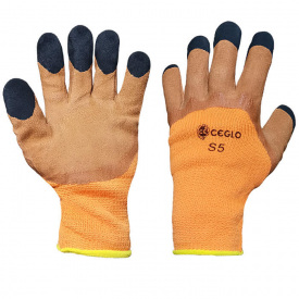 Перчатки рабочие утепленные со вспененным латексом 20 шт (4520)