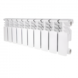 Радиатор алюминиевый Calor 96х200 боковое подключение, белый (кратно 10 секций)
