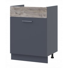 Кухня Doros Лея НМ82_Ш60 нижня ліва Графіт/Клондайк ДСП 60х46.6х82 (80359569.5)