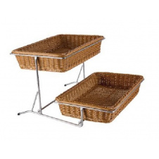 Двухуровневая подставка из нержавеющей стали One Chef 52×52×35 см